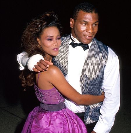 Mike Tyson first tied the knot with actress&nbsp;Robin Givens.